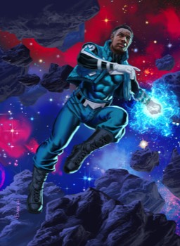  Blue Marvel Fleer Ultra Avengers 