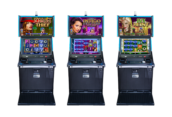Scarlet Thief, Indigo Eyes, Ivy Heist IGT Epsilon Gaming slot machines