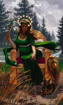  Empress from Witches Tarot by Ellen Dugan and Mark Evans 