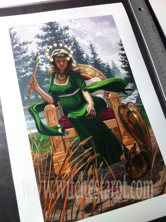 Giclee Print Empress Witches Tarot by Mark Evans