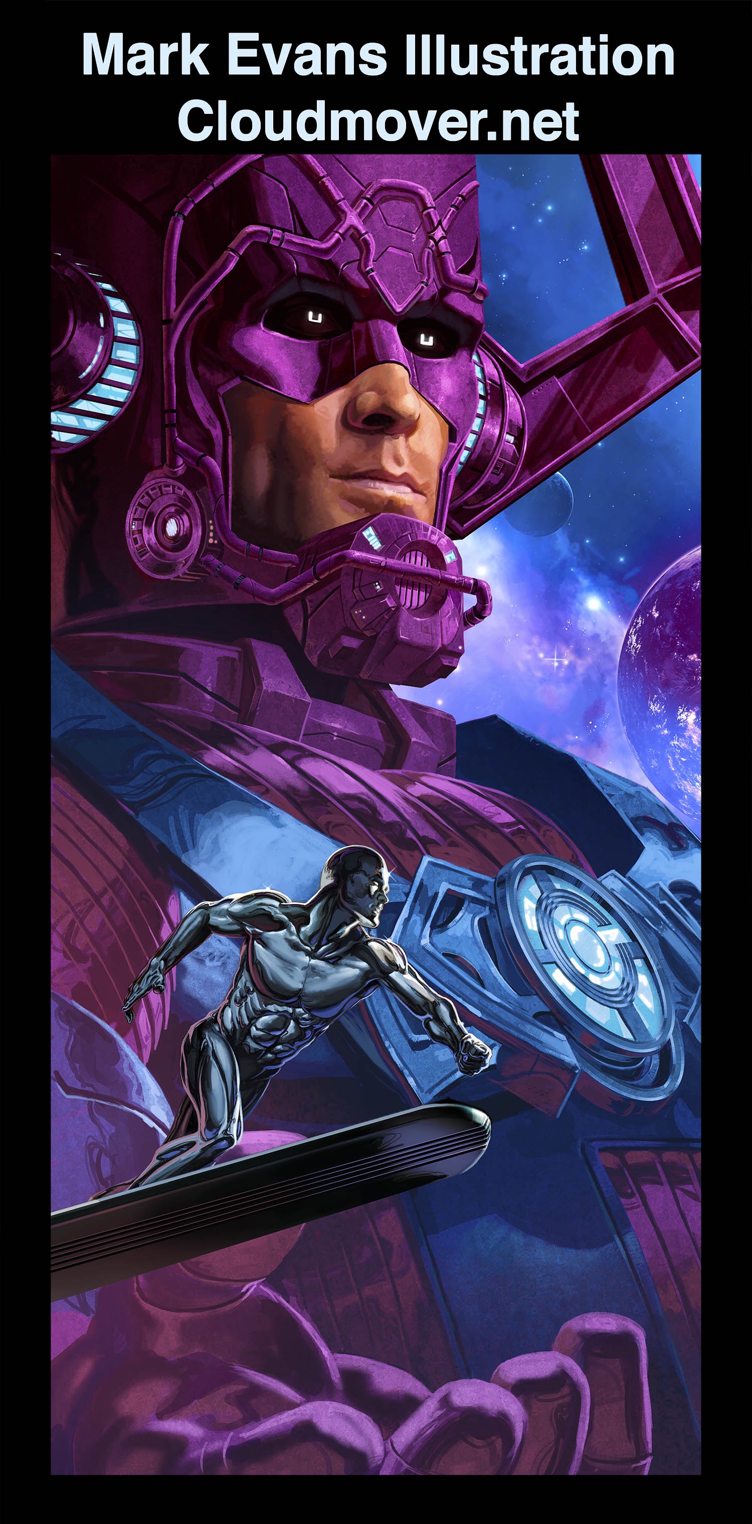 NYCC 2015 banner of Galactus and the Silver Surfer