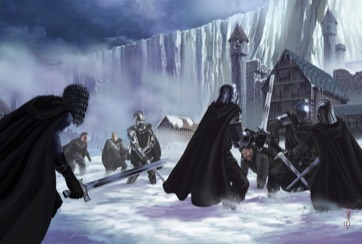 Detail Training at The Wall Print painted by Mark Evans A Game of Thrones by George R. R. Martin